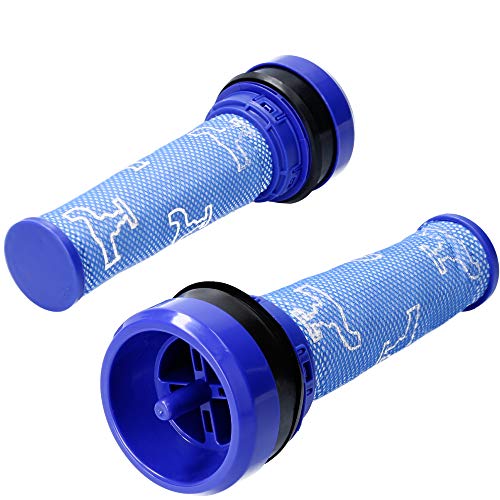 McFilter | 2 prefiltros compatibles con Dyson DC28, DC33C, DC37, DC39, DC41 y DC53, filtro de repuesto para aspiradoras Dyson 923413 01, prefiltro lavable