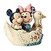Enesco Disney Traditions by Jim Shore Mickey and Minnie Mouse Lovebirds Figurine, 5.38 Inch, Multicolor
