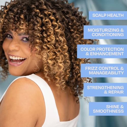Image of oVertone The Gloss Shine Reviving Treatment Mask for Hair, Deep Conditioning & High-Gloss Finish, Vegan & Cruelty-Free, Hydrates & Smooths Dull Hair, 4 oz