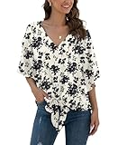 【Pflegeleicht und Haltbarkeit】: Ein weiterer Vorteil dieser Bluse Damen ist ihre Pflegeleichtigkeit und Haltbarkeit. Sie können es zur Reinigung in die Waschmaschine geben und auch nach mehrmaligem Waschen behält es seine ursprüngliche Form und Farbe. Der hochwertige Stoff und die raffinierte Verarbeitung dieser Bluse für Damen sorgen für eine lange Haltbarkeit und eine lange Nutzungsdauer.