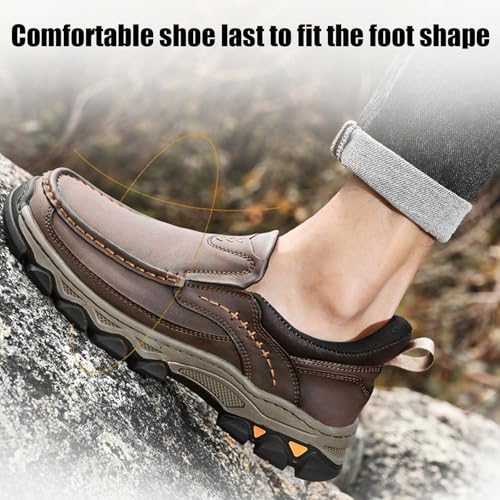 Enjerr Orthopedic Shoes Men, 2025 New Men's Casual Orthopedic Arch Support Hands-Free Slip on Loafers, Comfortable Non-Slip Breathable for Daily Wear & Outdoor Activity4