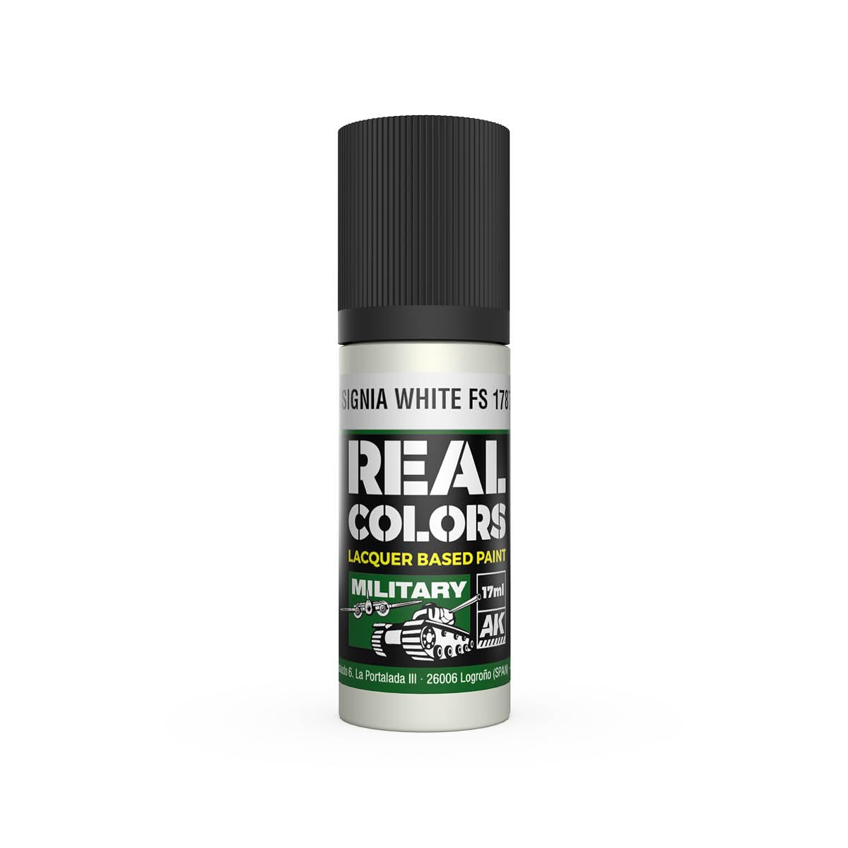 Ak Interactive White Ak Real Colors Rc891 Insignia Fs 17875 (17Ml) (Old Rc222)