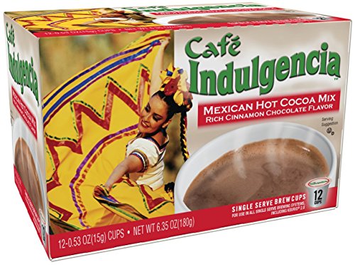 Café Indulgencia Mexican Hot Chocolate, 12 Count (Pack of 2)