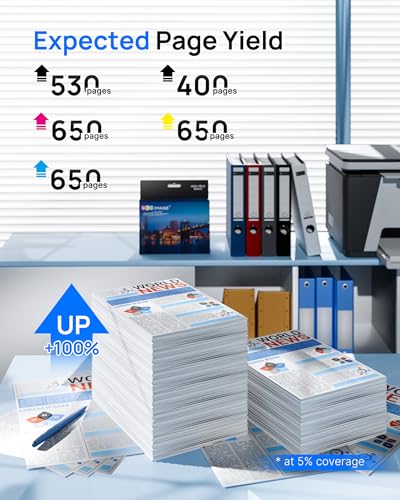 GPC Image 15-Pack 33XL Ink Cartridges Compatible for Epson 33XL Ink Cartridges for Epson Expression Premium XP-7100 XP-645 XP-530 XP-540 XP-900 XP-640 XP-630 XP-635 XP-830 (3 BK/3 PBK/3 C/3 M/3 Y) - Image 2