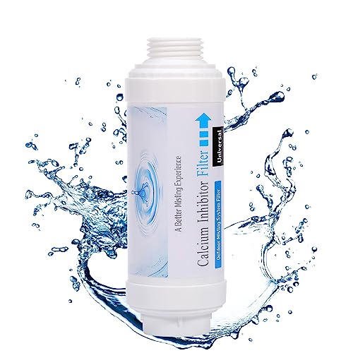 Yoption Calcium Inhibitor Filter Outdoor Misting System Filter for Preventing Scale Buildup and Clogging of Garden Patio Misters - 1 Pack