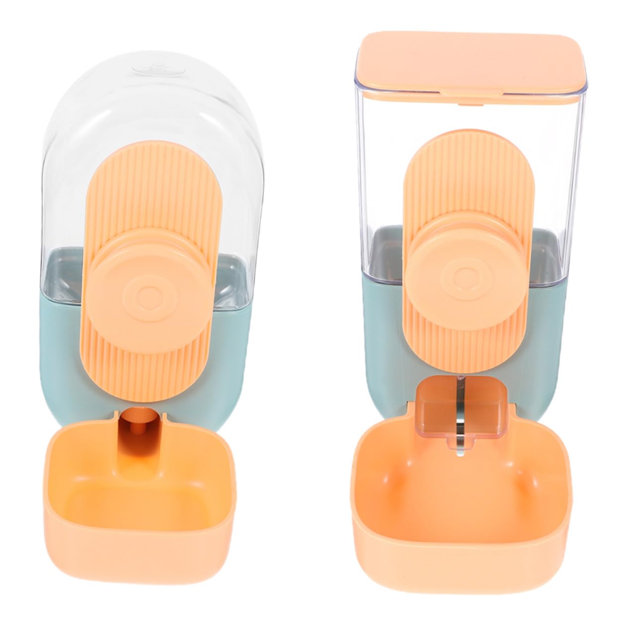 Dispenser Automatico Appendibile per Cibo e Acqua per Porcellini Conigli in Plastica Sicura Alimentatore Conveniente per Piccoli Animali Design Compatto e Duraturo