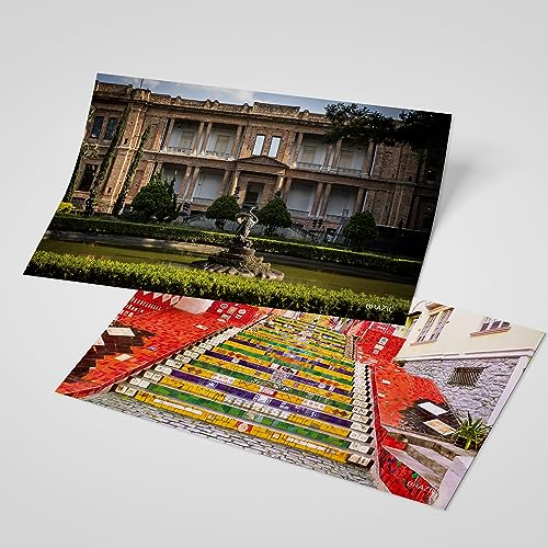 Dear Mapper Pacote de cartões postais com paisagem da cidade do Brasil, 20 peças/conjunto de cartões