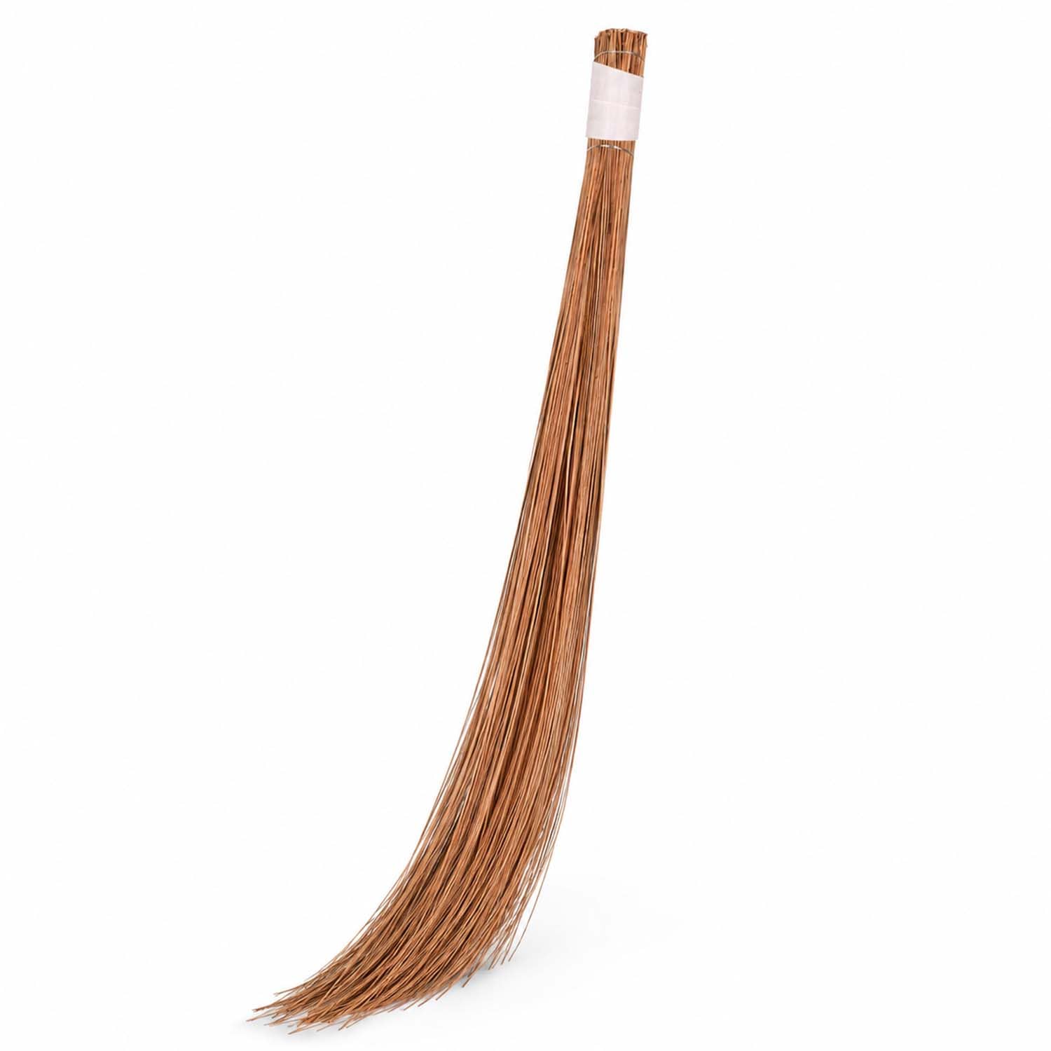 Zureni Traditional Coconut Broom Stick Leaf Grass 45 inchs Long Broomstick Washable Seekh Jhaadu with Firm & Comfortable Grip Ideal for Wet Surface Cleaning (1 Pc, 400 Gm, Random Colors)-image-9