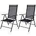 Produktbild Casaria® Gartenstühle 2er Set Hochlehner Klappbar 8-Fach Verstellbar Camping Stuhl Aluminium Wetterfest Klappstuhl 120kg Belastbarkeit Garten Balkon