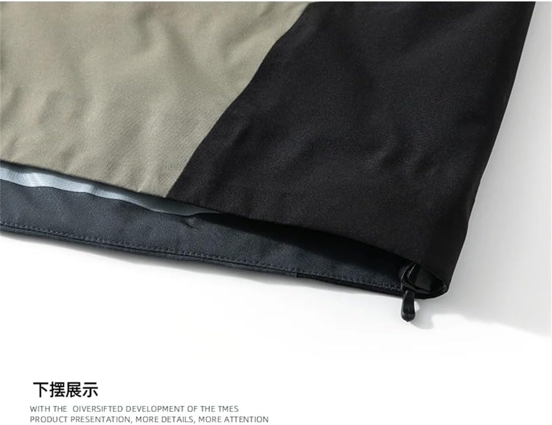 Men's Outdoor Sports Camping Mountaineering Windproof British Hooded Simple Storm Camping Jacket