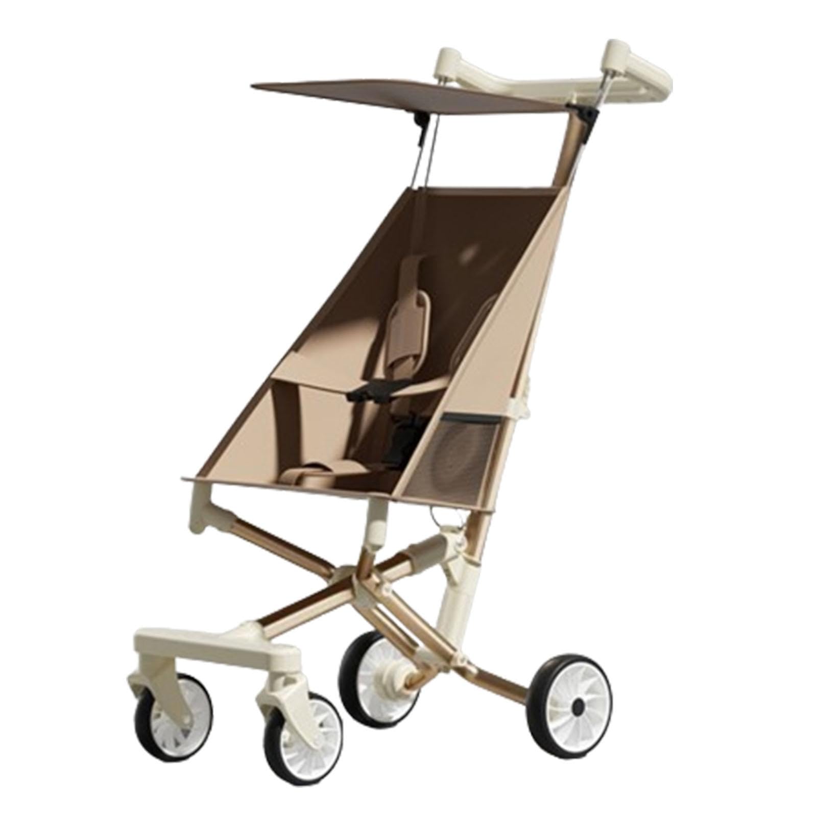 CALANDIS Baby Travel Stroller Stable with Sunshade Cover for Outside Shopping Outdoor Coffee Oxford Cloth-picture-32