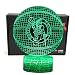 DGLighting Basketball Shape 3D Optical Illusion Smart 7 Colors LED Night Light Table Lamp with USB Power Cable, for NBA Celtics Fans Gift