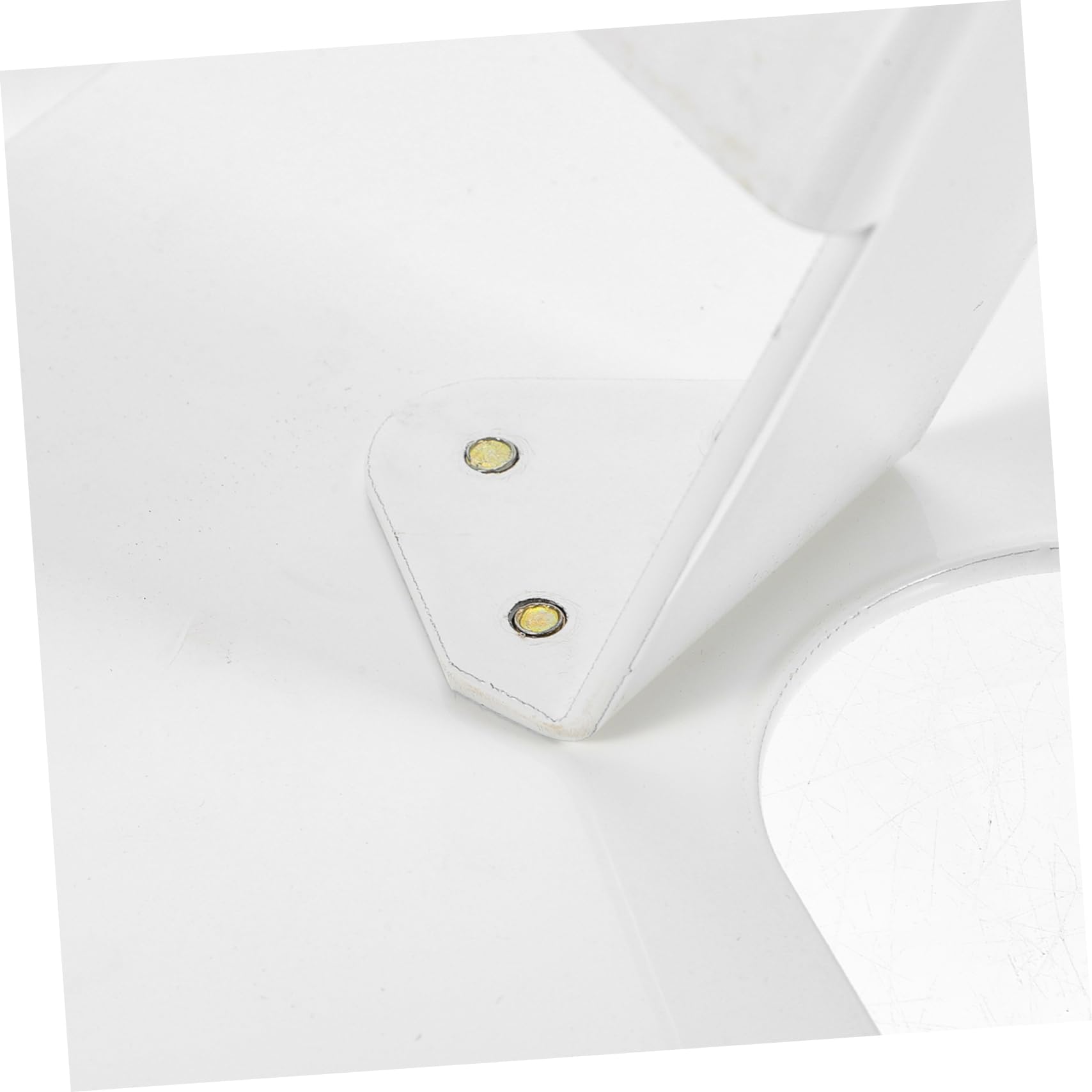 TOYANDONA Supporto per Strumenti Fiato Ferro Bianco per Elettronico | Asta per Esposizione di Art Works, Inserto Interno Morbido, Struttura Stabile per Appoggio Ordinato