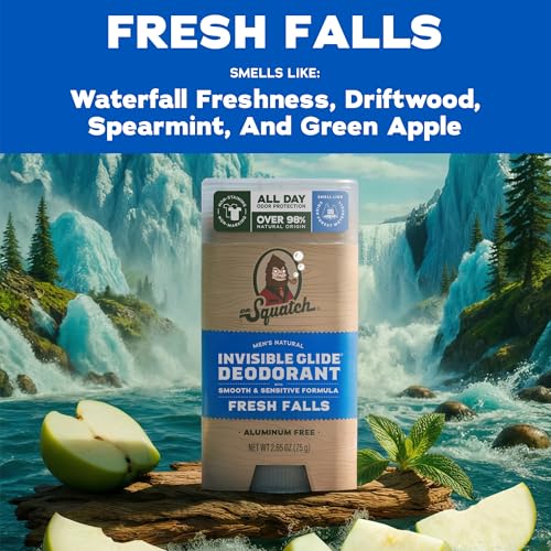 Dr. Squatch Invisible Glide Natural Deodorant Men, Aluminum Free (2-Pack) - image 2