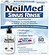 NeilMed Nasendusche + 60 Beutel Nasenspülsalz – Nasenspülung, Nasenreinigung, Sanfte Nasendusche gegen Allergien & Schnupfen