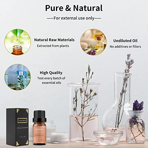 Gardenia Essential Oil 100% Pure, Undiluted, Natural, Organic Aromatherapy Essential Oils 10Ml #TOP4