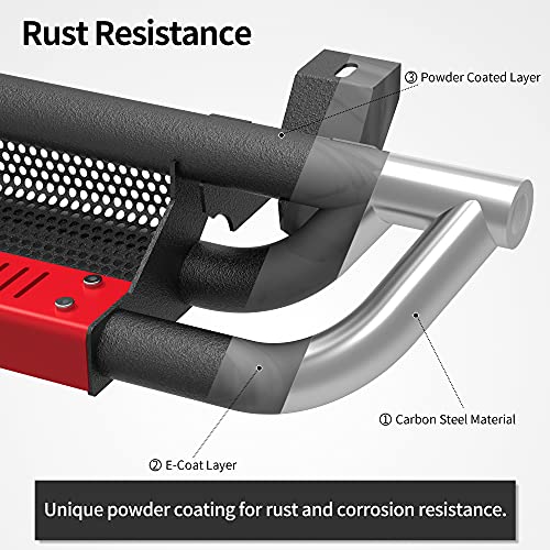 Image of OEDRO Running Boards Compatible with 07-18 Jeep Wrangler JK Unlimited JKU