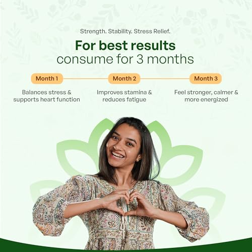 Image of Arjun Ashwagandha Juice - Ayurvedic Blend for Heart Health and Stress Relief (1L) (Pack of 1)