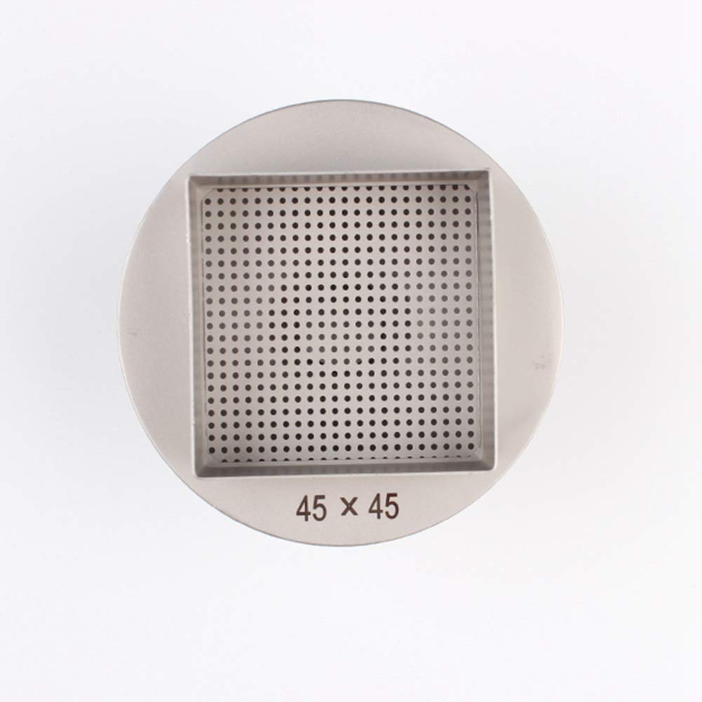 Luejnbogty 45mmx45mm Hot Air Square Nozzles BGA Soldering Station Rework Stations Universal BGA Nozzle Welding Accessories, Silver