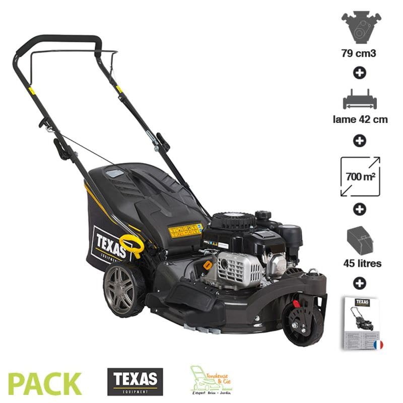 Texas Rasenmäher Benzin Premium 4275 Trike Mulchfunktion 4 in1 |...