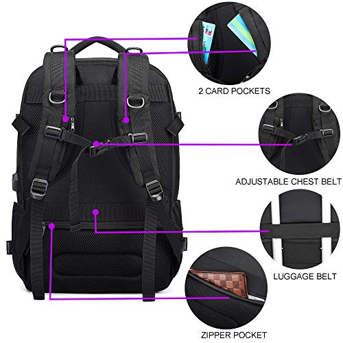 Careteilly Laptop Backpack For Men -Water-Proof Hard Shell Backpack For Travel,Camping,Riding,Cycling-Large shockproof Laptop Backpacks Fit for 17 inch with USB charging port