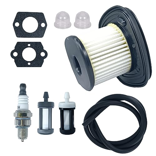 Carburionix BG86 Air Filter Tune Kit for Stihl BG86C BG86 SH86 SH86C BG56 Blower HD2 Air Filter 4241-140-4400 4241-140-4404 with Spark Plug Fuel Filter