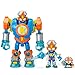 SUPERTHINGS Superbot Kazoom Power – Robot articulado con Accesorios de Combate, 1 Kazoom Kid y 1 SuperThing