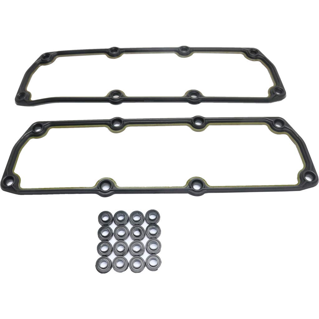 for Chrysler Voyager Valve Cover Gasket 2001 2002 2003 | Set | Rubber Material | 6 Cylinder | 3.3L/3.8L Engine | w/Grommets