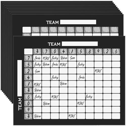 Lerheedi Football Squares Board 18.9 x 16.9 inches
