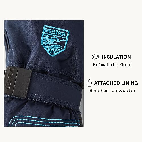 Image of Hestra Baby Zip Long Mitt (Child 1-9yrs) | Waterproof, Insulated Mittens for Toddlers & Kids for Winter & Playing in the Snow