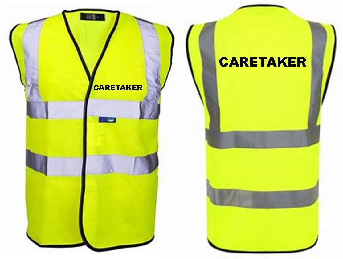 SMB Novelties CARETAKER HI VIS VEST (XXXXL)