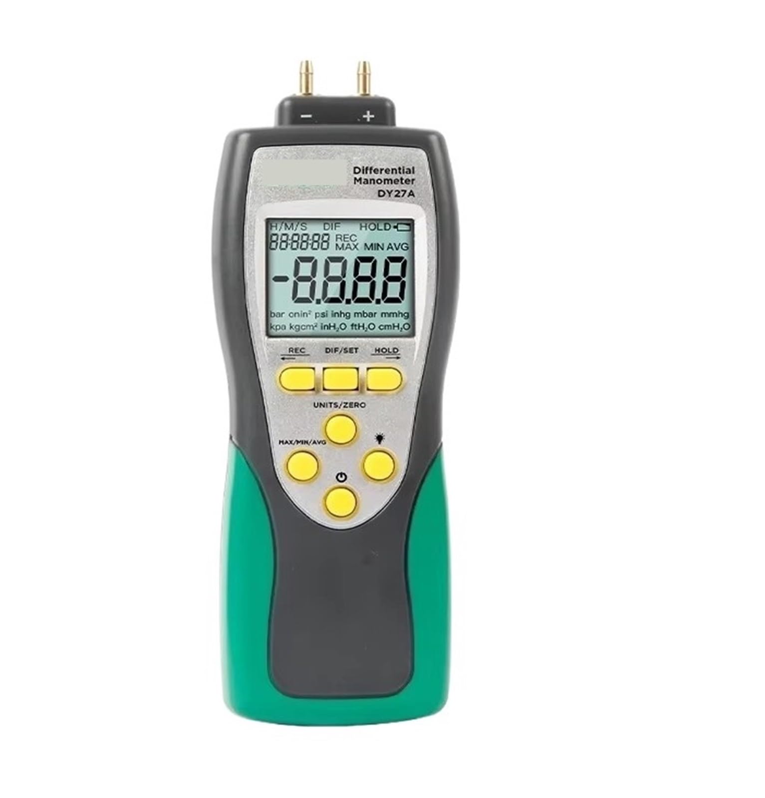 Manómetro de presión diferencial Digital DY27A probador manómetro aire precisión 0.001 psi,Medición de precisión