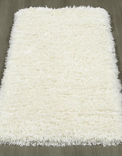 Ottomanson Flokati Collection Rug, 2 ft x 5 ft, Ivory