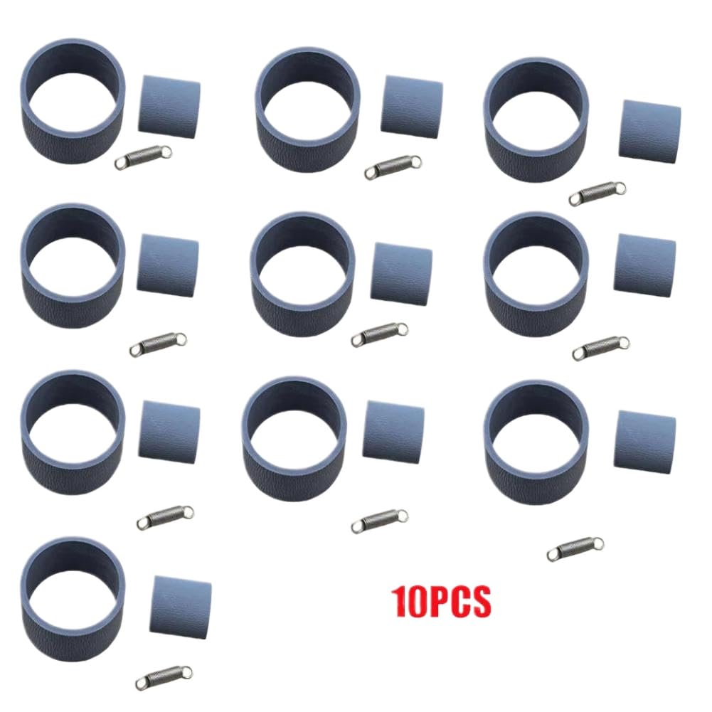 Rodillo De Recogida De Papel con Almohadilla Separadora De Goma 10 Unidades Compatible con Epson L3110 L3150 L4150 L4160 L3156 L3151 L1110 L3158 L3160 L4158 L4168 L4170