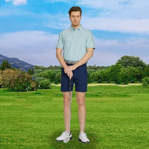 Camisetas Polo para Hombre M MAELREG, de Manga Corta, Secado Rápido, Jacquard, con Tecnología Antitranspirante, para Golf y Uso Casual miniatura 2