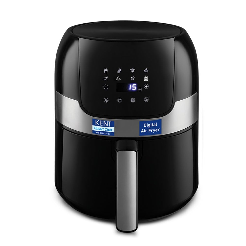 KENT Digital Air Fryer Oven 12L | 1700W | Up to 80% Less Oil Usage | 10 Preset Menu | Digital Display&Touch Control Panel | Dehydration&Rotisserie Function | Multiple Accessories to Bake,Grill & Roast (B0DGKDWVTZ) Amazon Price History, Amazon Price Tracker
