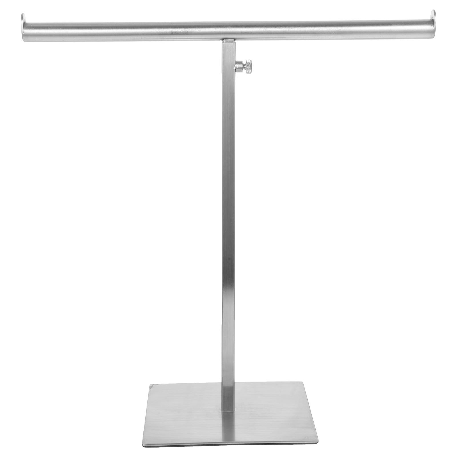Soporte para Colgar Bolsas de Acero Inoxidable Plata Diseño Ajustable y Altura Regulable Adecuado para Organizar Bolsos de Mano en Armarios y Hogar