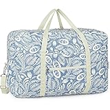 ✅ EINFACHES TRAGEN - Die Außentasche bietet schnellen Zugriff auf Gegenstände wie Tickets, Reisepass und mehr. Durch die Tasche als Riemen passt die Reisetasche gut über den Griff eines gewöhnlichen Koffers 18 20 24 26 28 32 Zoll.