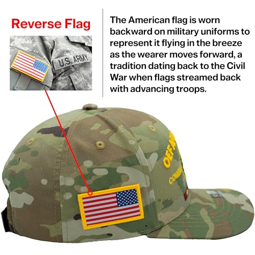 Image of Operation Enduring Freedom OEF Afghanistan Veteran Hat for Men Official Licensed US Army Combat Veterans Cap