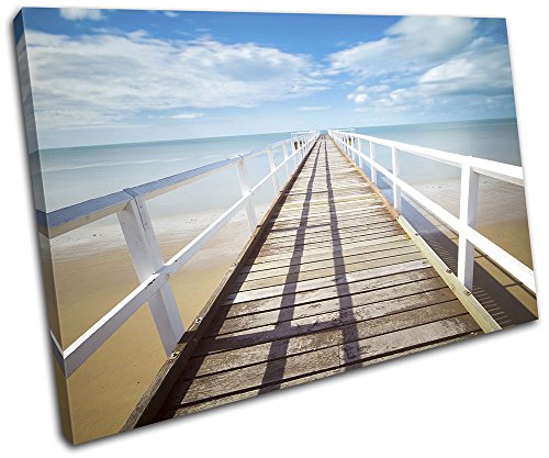 Bold Bloc Design - Beach Pier Sea Summer Landscapes 60x40cm