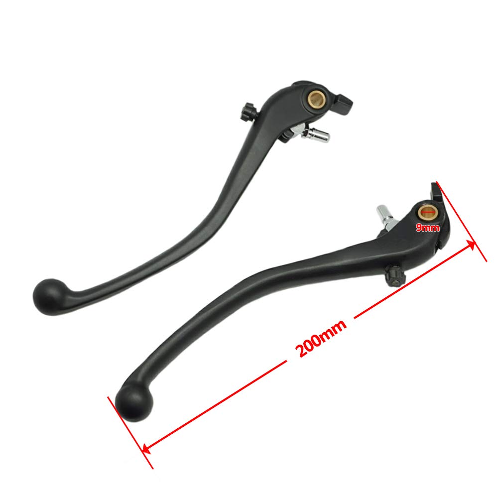 Leva del freno della frizione del motociclo robusta e durevole Compatibile con Ducati 749 848 EVO 999 1098 1198 1199 Streetfighter 1100 Monster 1100 EVO Multistrada 1200 Black