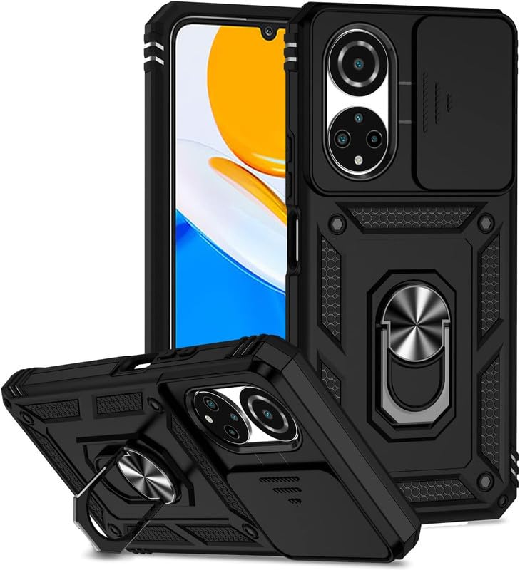 MoreFit Case for Honor X7, Bumper Defender Hybrid Polycarbonate Ring Case Back Cover for Honor X7 - Black (B0CWH7P97C) Amazon Price History, Amazon Price Tracker