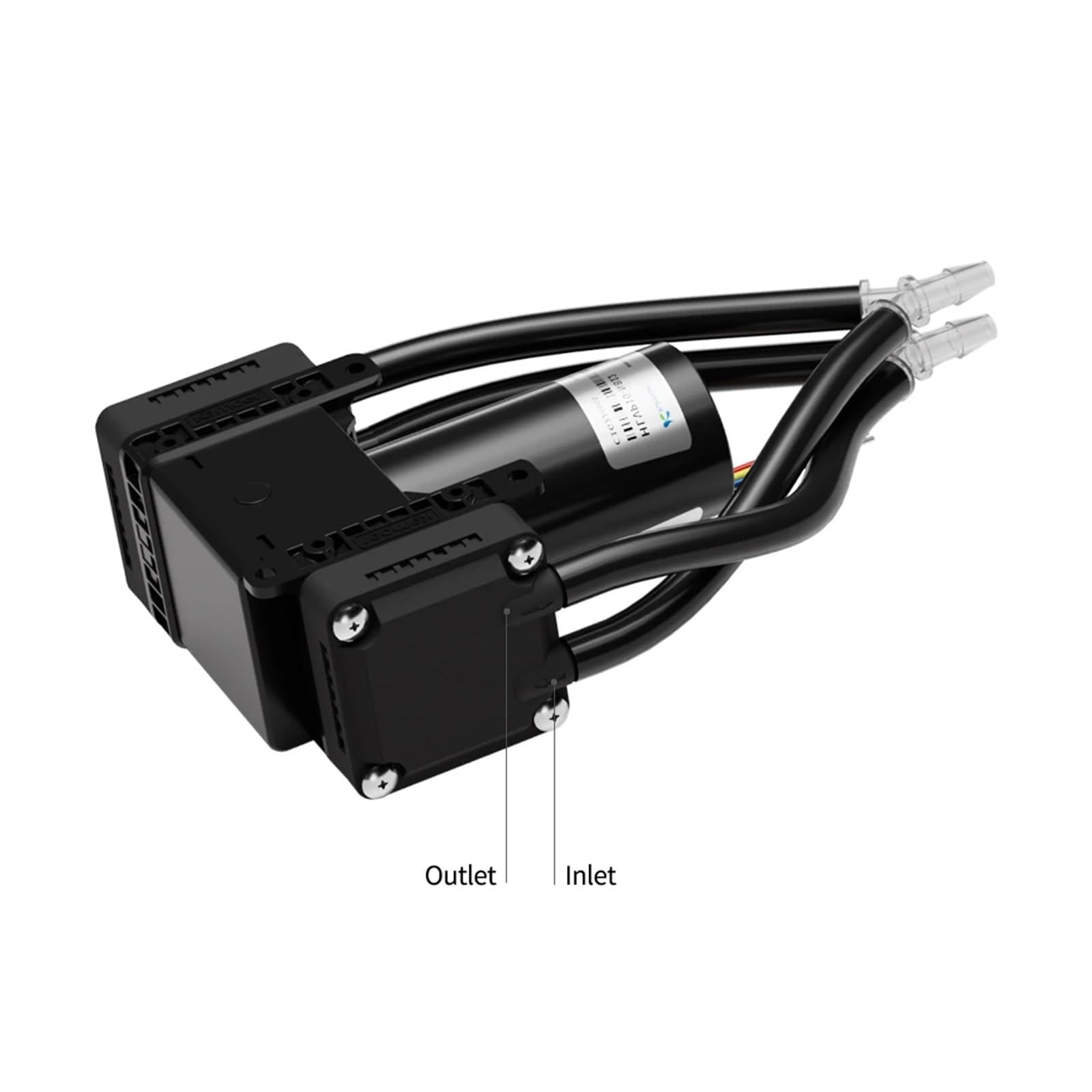 12L/min HLVP10 Diaphragm Vacuum Pump 12V 24V BLDC Motor Air Pump In Parallel Negative 0.0 6Mpa Suction Pump(HLVP10-E-B12(12V))