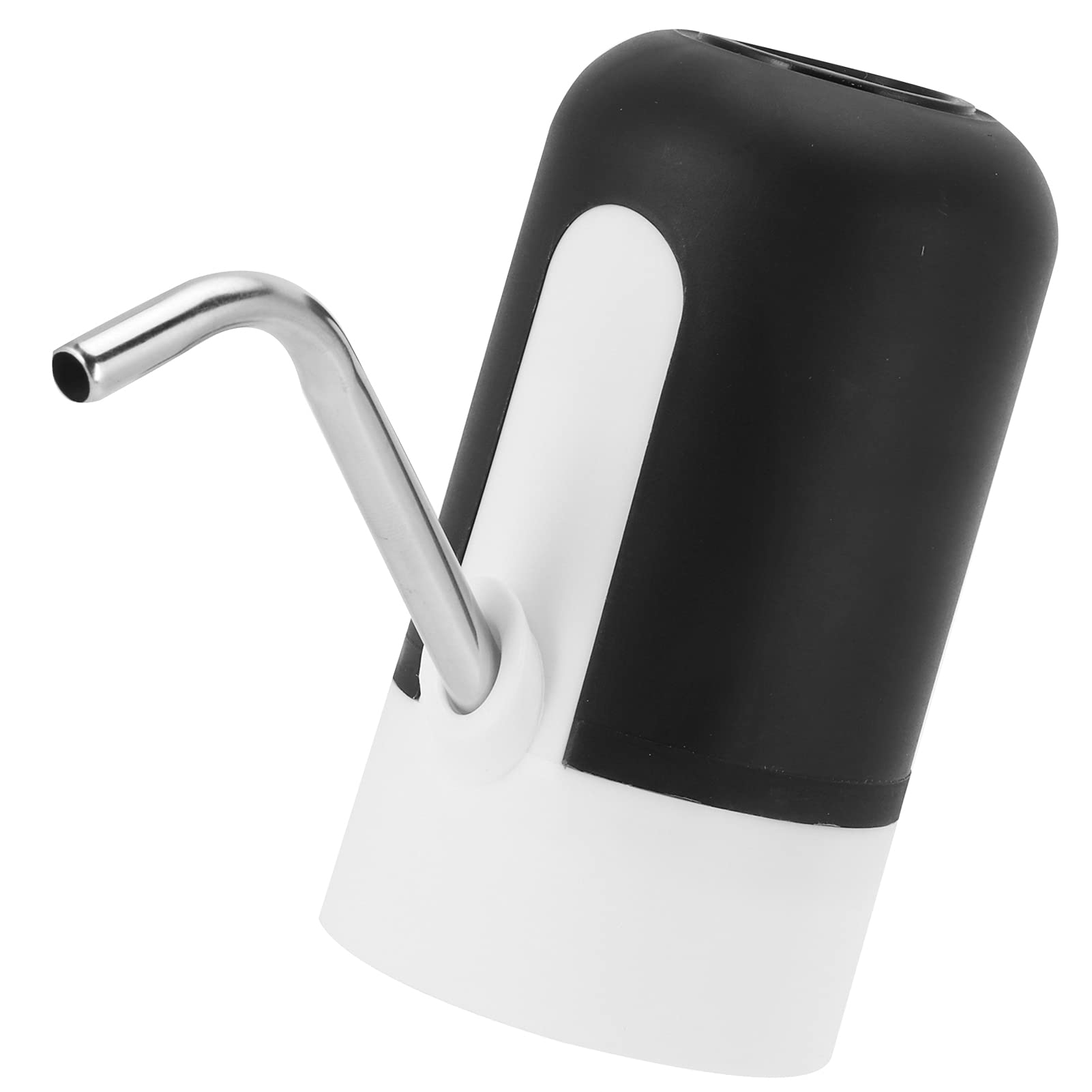 Pompa do Butelek na Wodę, 4,5L ~ 18,9L Przenośny Dozownik do Butelek na Wodę Elektryczna ładowarka USB Automatyczna Pompa Wody Pitnej do Kuchni Biuro Domowe Pikniki Kempingowe(czarny)