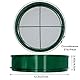 KOOLPUG Gartensieb, 3-in-1 Erdsieb mit austauschbaren Maschengrößen 3/6/12 mm, Kompostsieb, Bodensieb, Feines Gartensieb für Erde, Steinen und Kompost, Gartenwerkzeuge