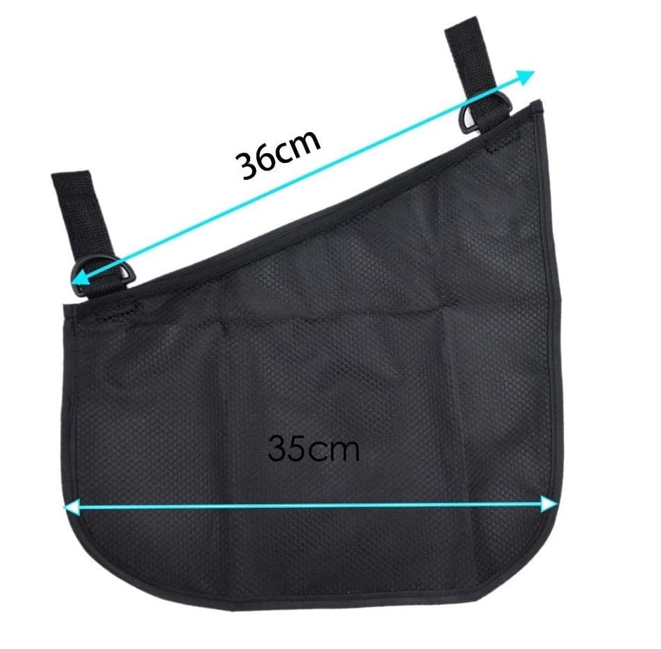 ALASKA® 2 Pack Baby Stroller Side Sling Bag, Black - Image 2 thumbnail