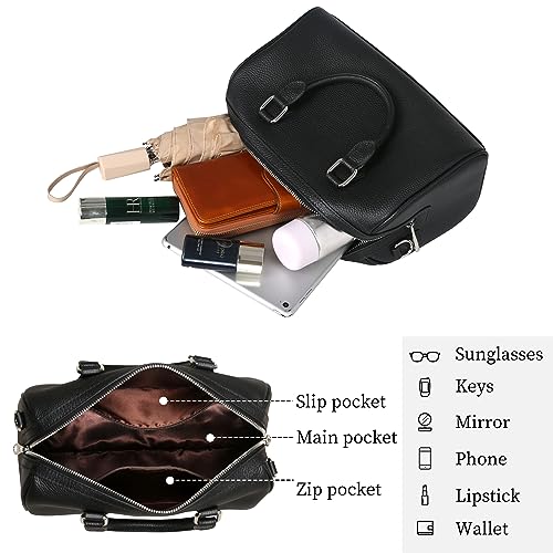Bolsos de cuero HESHE para mujer miniatura 7