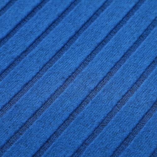 Image of ROMPERINBOX Long Sleeve Shirts for Girls 2 Pack - Fall Winter Ribbed Knit Tops with Asymmetrical Neck Size 8-12 Years
