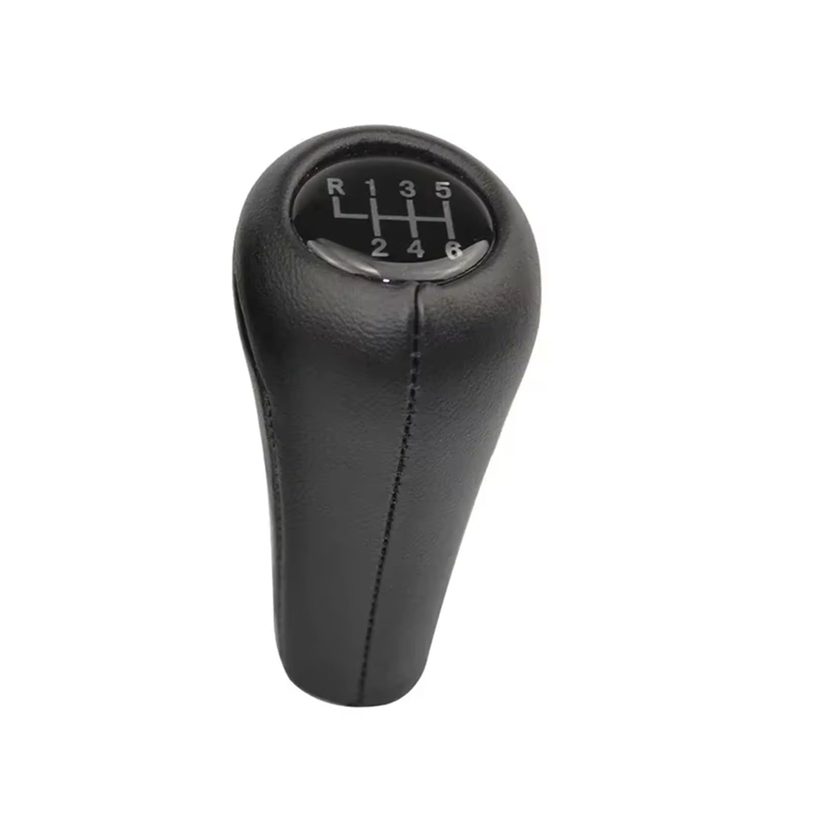 KOEHXJ Shift Gear Knob Cover for BMW for E38 for E39 for E46 E53 for E60 for E63 for E83 for E84 for E87 for E90 for E91 for E92 Gear Shift Knob(6 Speed)