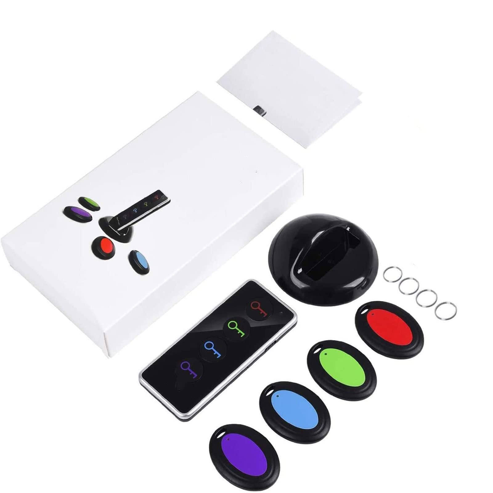 Buscador inalámbrico electrónico portátil-Cartera para teléfono con llave Dispositivo inteligente antipérdida Rastreador antipérdida Rastreador inteligente inalámbrico Banda 8